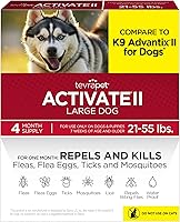 Vista 9 de TevraPet Activate II Prevención de pulgas y garrapatas para perros, 4 unidades, perros pequeños de 4 a 10 libras, gotas tópicas, tratamiento