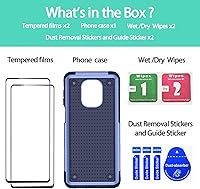 Vista 3 de Jeylly Funda protectora para Xiaomi Redmi Note 9 Pro, Redmi Note 9 Pro Max para mujeres y hombres, a prueba de caídas a prueba de golpes de grado