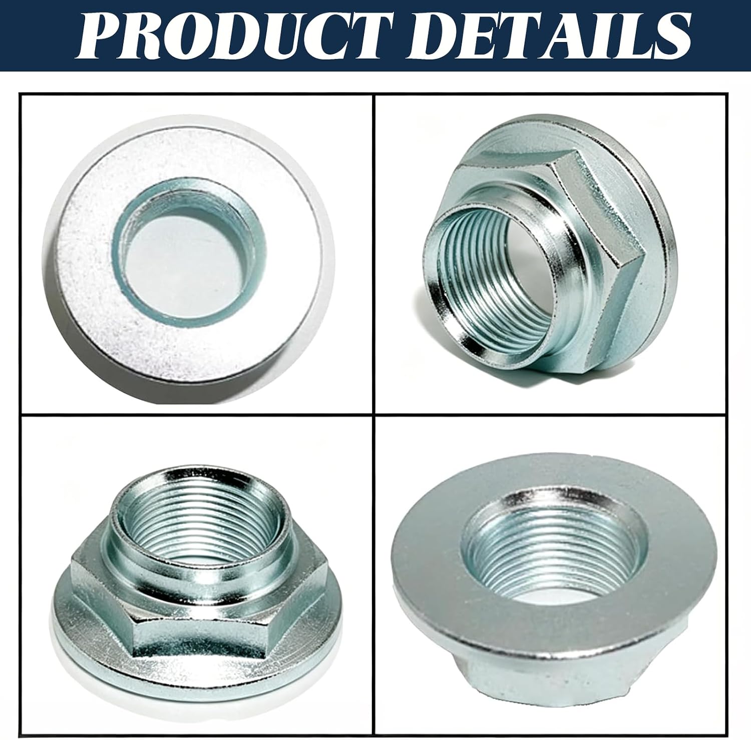 2PCS CV Axle Nut for Subaru, Spindle Lock Lug Nut Kit, Compatible with Subaru Forester Legacy Outback Impreza Crosstrek Ascent BRZ Baja Tribeca Front Rear Wheel Axle Shaft Nuts 902170049 image 4
