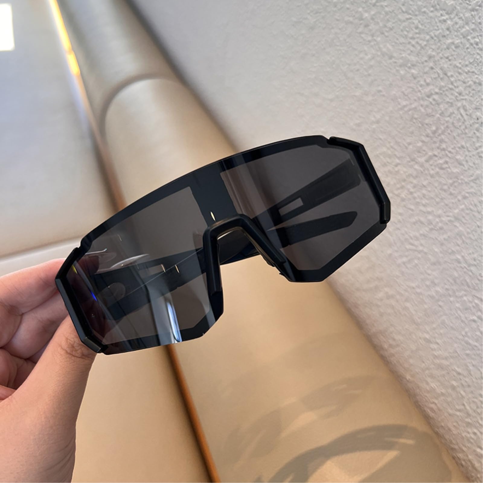 Gafas de Sol,Gafas Sol polarizadas Deportes 2 Pack Flash Mirror Uv400 A Prueba Viento, Accesorio Moda Viajes Conducción La Playa-2pcs Z18