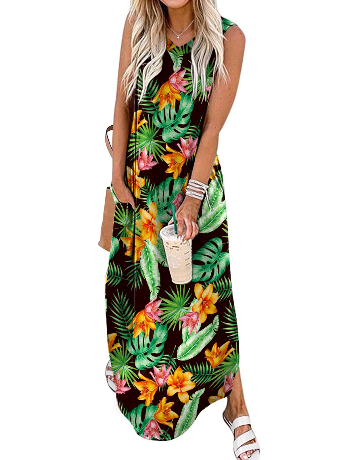 Lot #1069F: HUSKARY Maxi Dress - Size: L