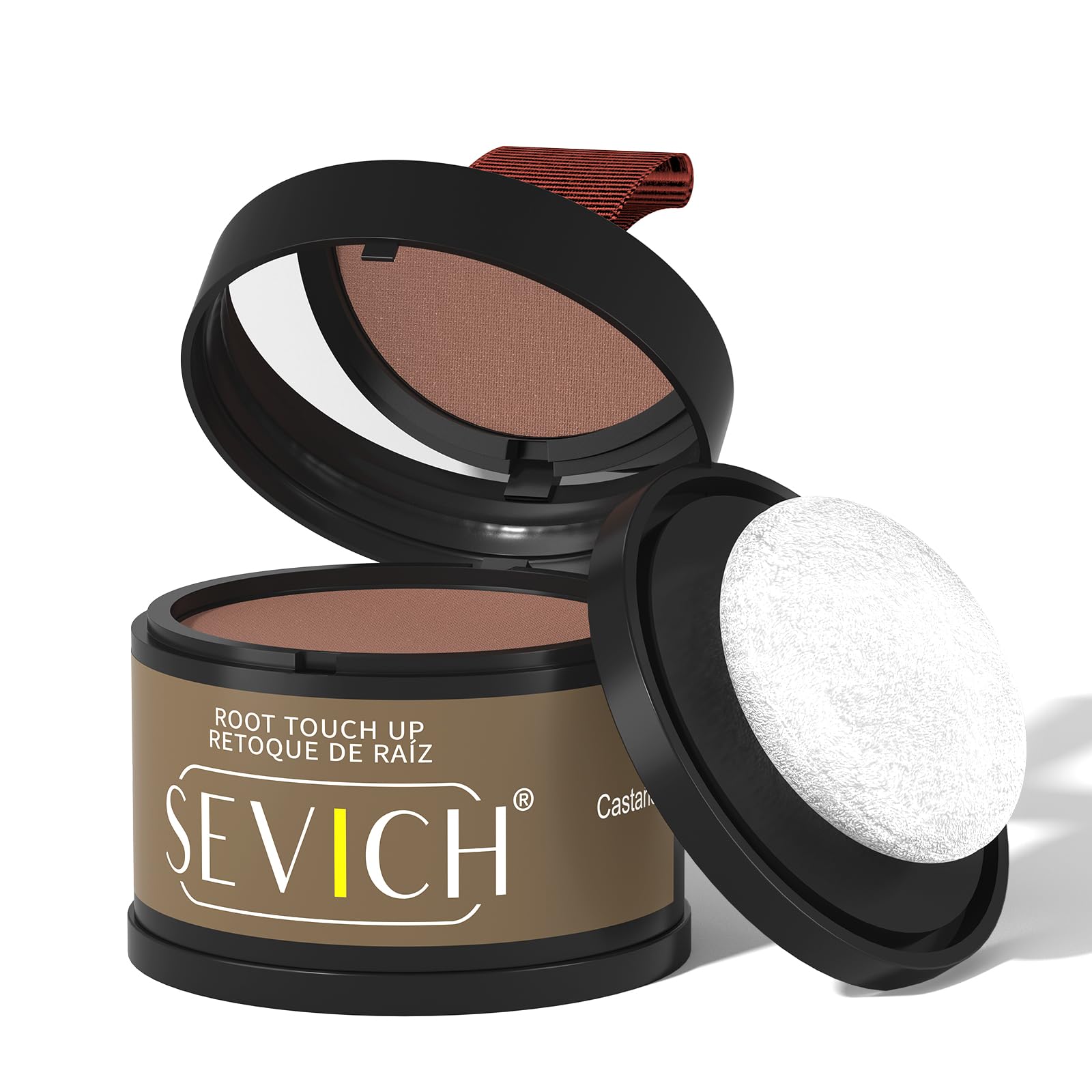 Sevich Hairline Powder - Root Touch Up Instantly Hair Color for Thinning Gray Coverage - Bald Spot Concealing