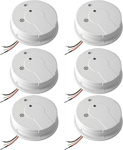 Miniatura 5 de Kidde Hardwired Smoke &amp; Carbon Monoxide Detector, 4 Pack &amp; Smoke Detector, Hardwired Smoke Alarm with 9-Volt Battery Backup, Test-Reset Button,