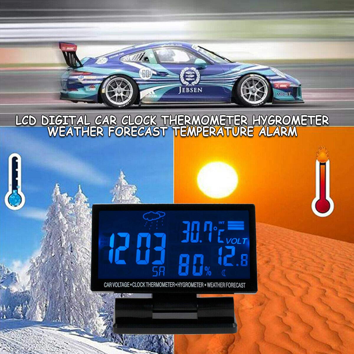 MACHSWON Car Thermometer, LCD...B08DTXQ7R5