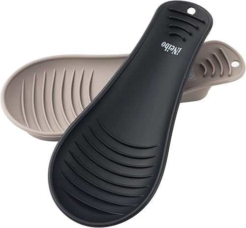 iNeibo Soporte de silicona para cuchara de cocina soporte de silicona para utensilios de cocina