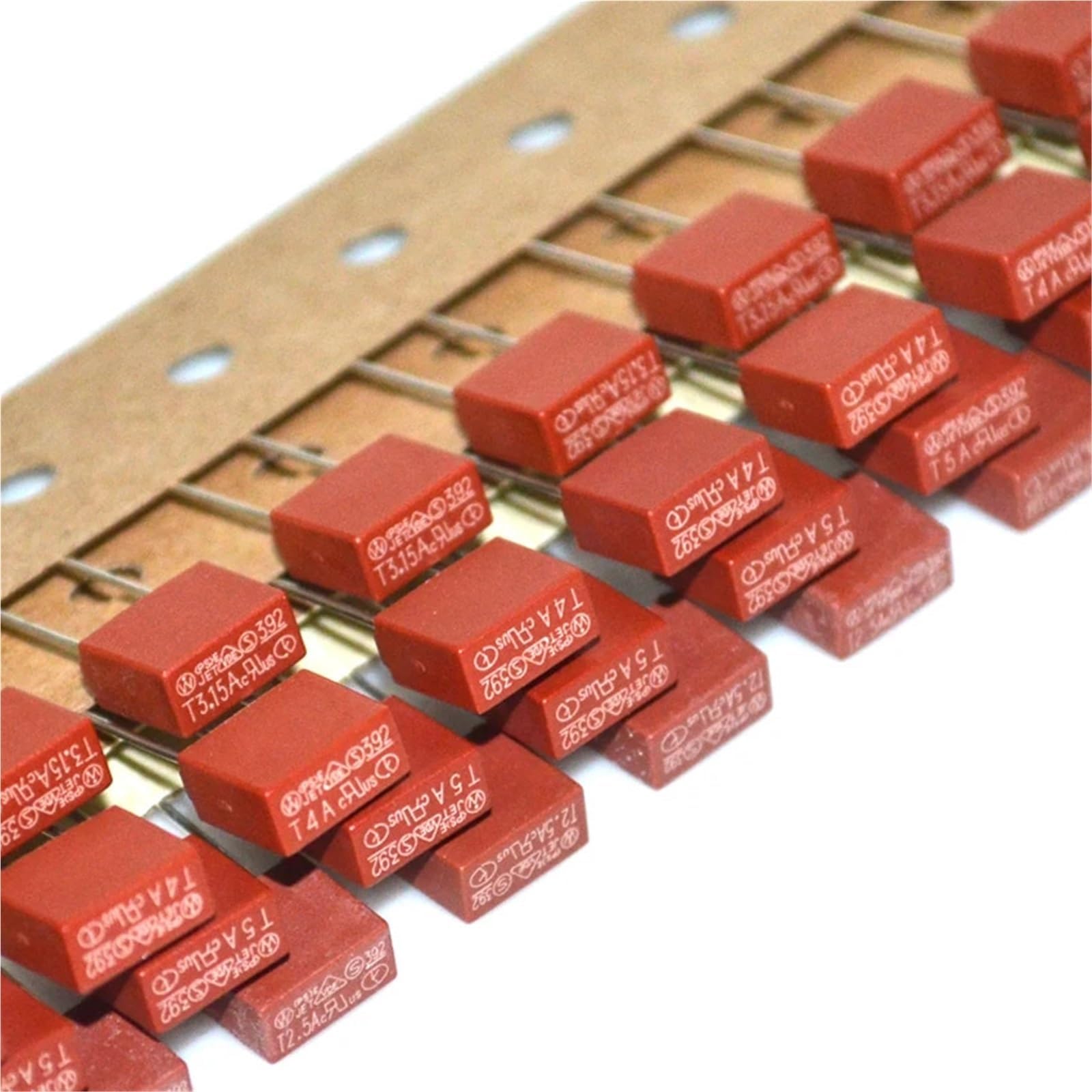 20Pcs 392 Fuse 500mA 1A 3.15A 4A 5A 6.3A 250V T2A LCD TV Power Board Commonly Used Fuses Slow Blow T3(3.15A)