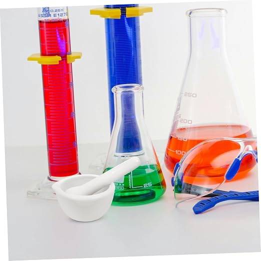Mortero y maja de esmalte blanco 7 cm para laboratorio y cocina miniatura 9