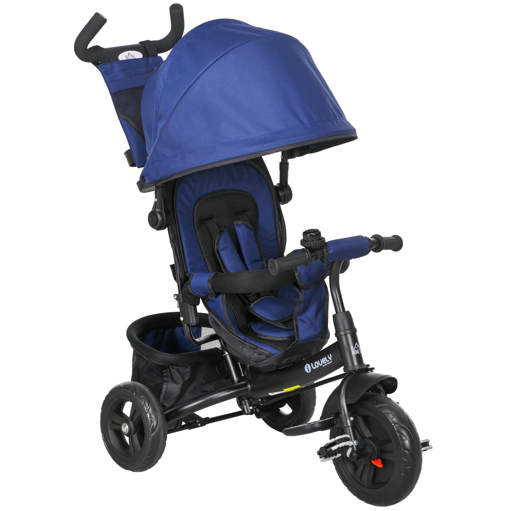 Carro Bebe BABY JOY Triciciclo Plegable En Con Toldo Ajustable