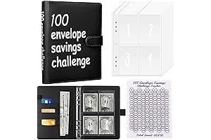 Saving Made Easy with the 100 Envelopes Money Saving Challenge Binder Kit