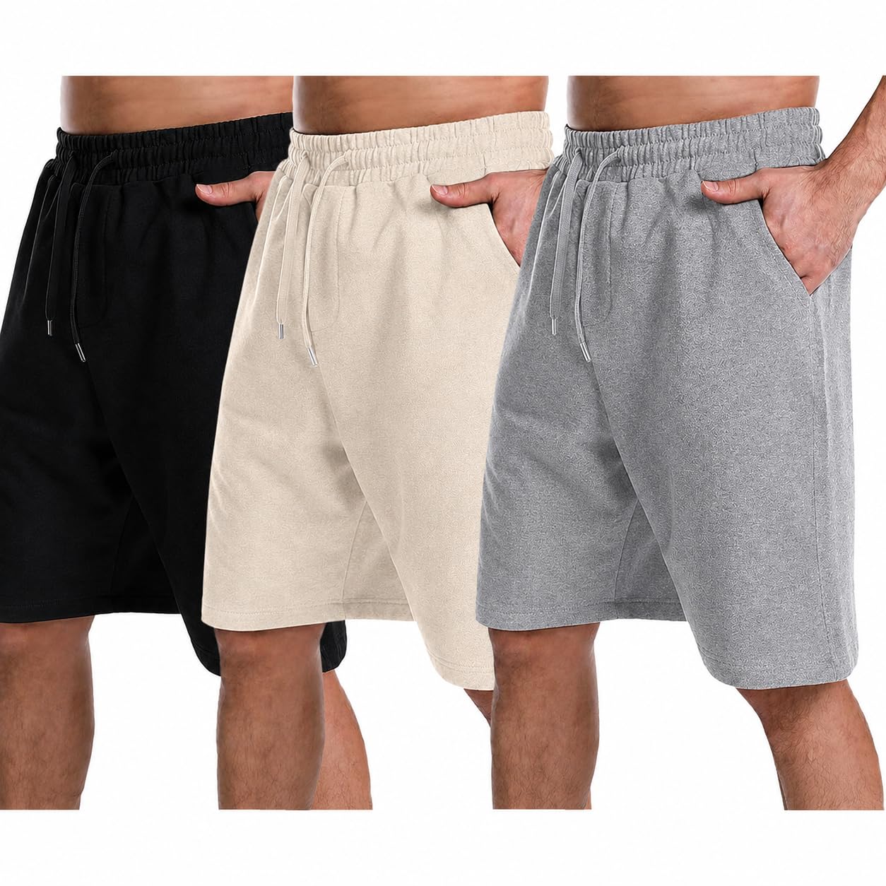 Shorts for Men | Men's Cotton Shorts Combo Pack of 3 | Regular Fit | Soft & Breathable | Casual Wear Shorts Night wear Men's Shorts (S,M,L,XL,2XL,3XL,4XL,5XL)-picture-41
