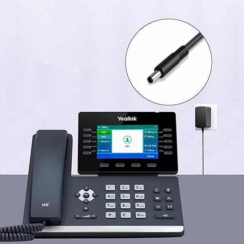 Miniatura 4 de VOQIGTE 5V 2A Power Supply Adapter Compatible with Yealink T54W SIP-T54W T46U T57W SIP-T44W T43U MP56 T53W T48U T34W IP Phone PS5V2000US