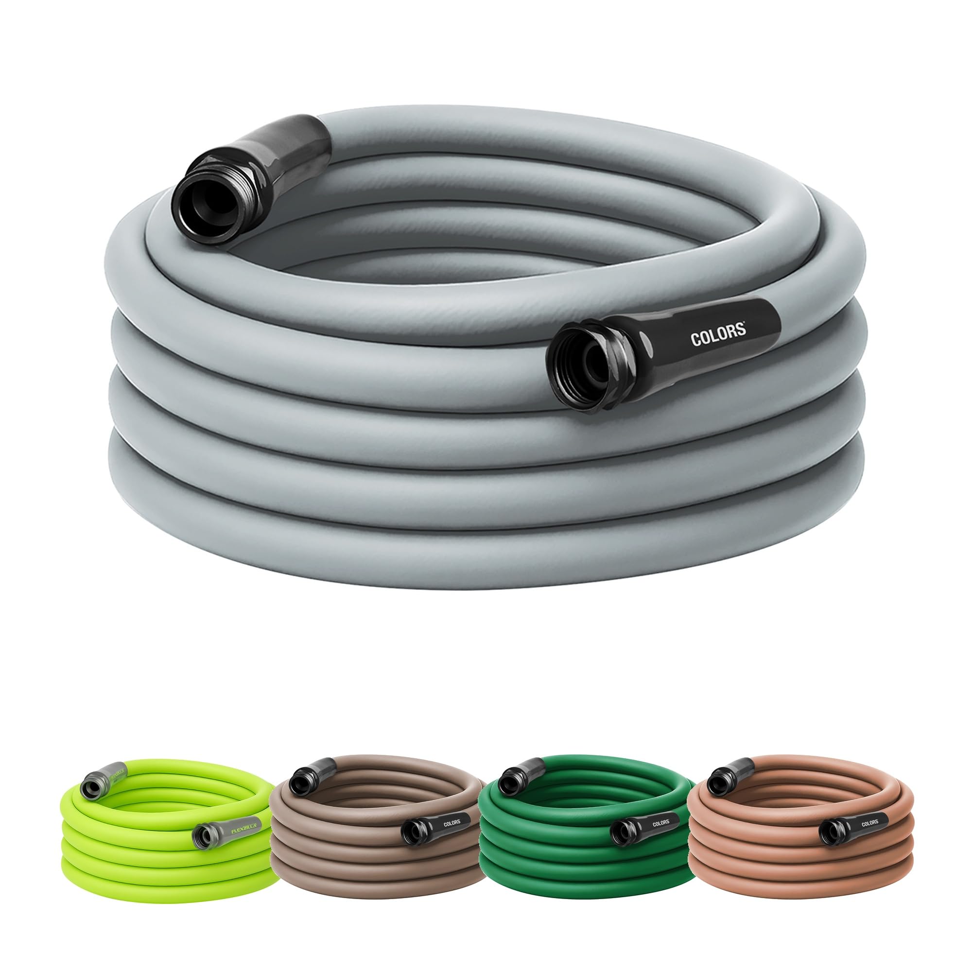 Flexzilla Colors Garden Hose 5/8 in. x 50 ft., Slate Gray