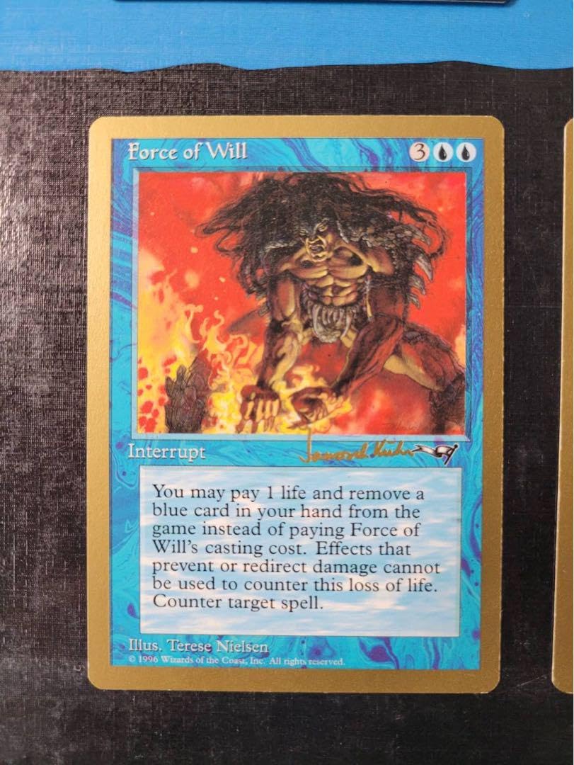 Amazon.co.jp: MTG Force of Will 4枚セット WCD 金枠 : おもちゃ