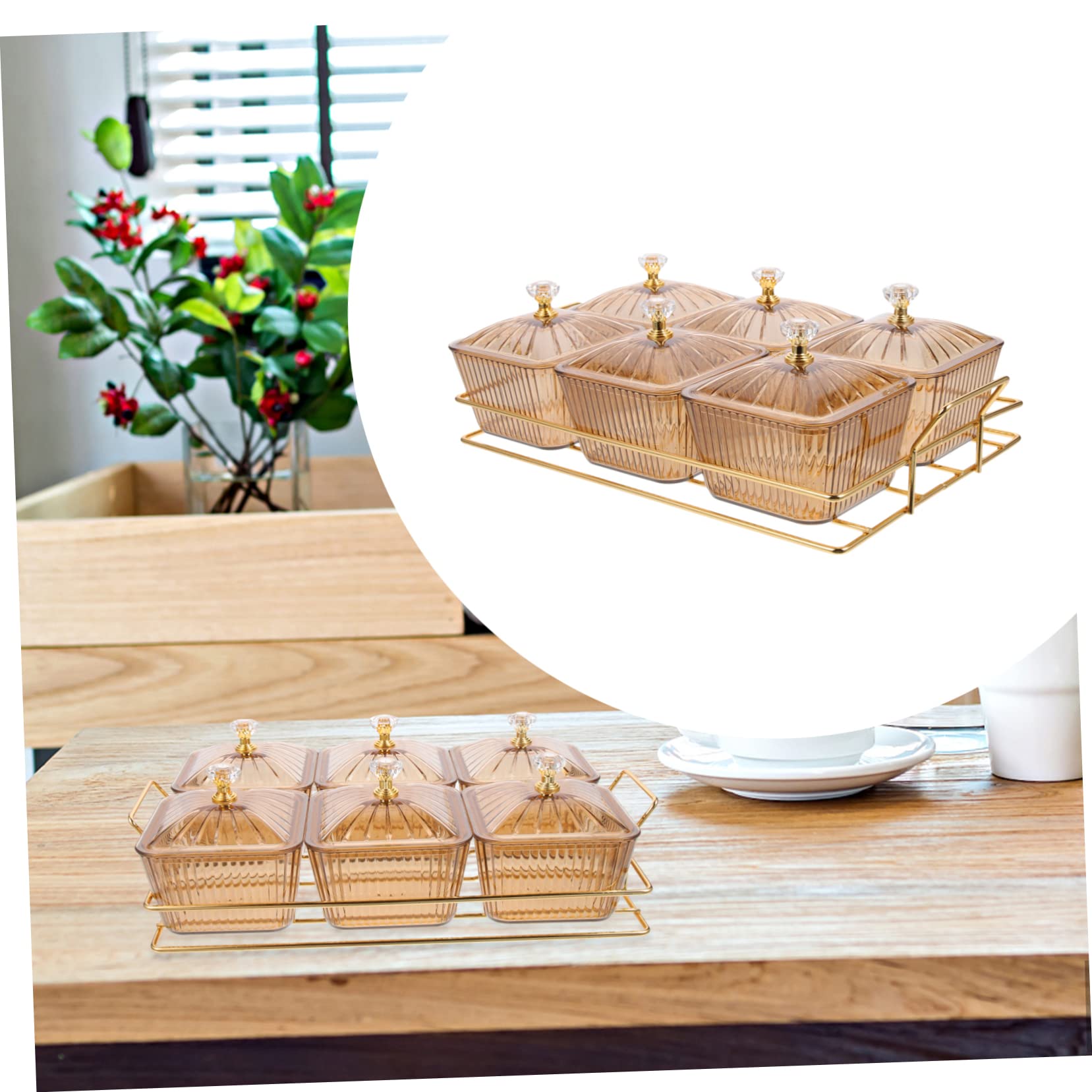 VICASKY Vassoio Portata per Snack Antipasti Frutta e Dessert Realizzato con Materiali Resistente e Duraturo per Servire Alimenti Casa Speciali