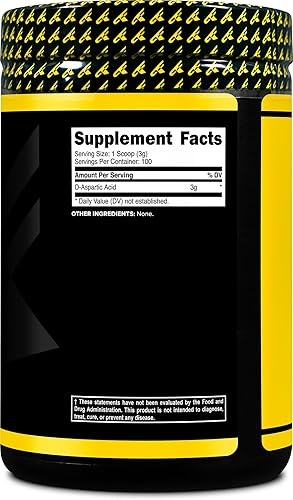Miniatura 4 de Primaforce Ácido D-aspártico 10.58 oz (100 porciones), sin sabor, vegetariano, sin OMG