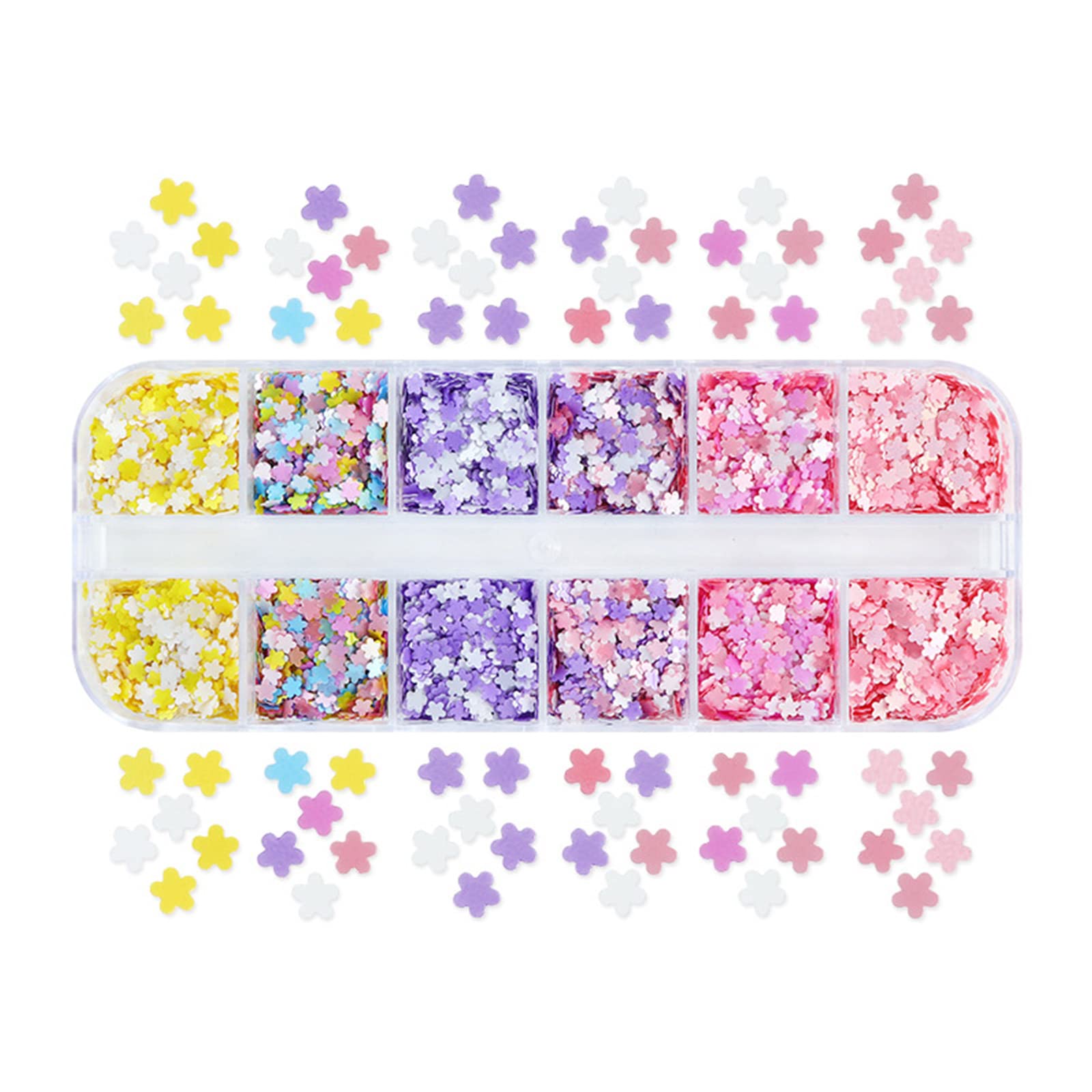 NEWFT Flower Resin Fillings Flakes Sequins Epoxy Resin Mold Fillers for DIYJewelry Making Art Decors