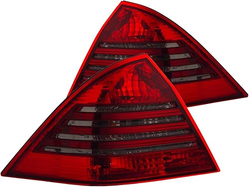 Miniatura 1 de Anzo USA 221151 Mercedes-Benz Conjunto de luces traseras rojasahumadas (se venden en pares)