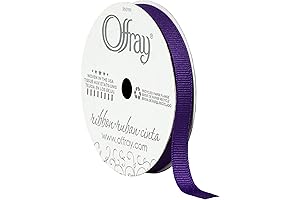 Offray 3/8 Inch Thin Purple Ribbon