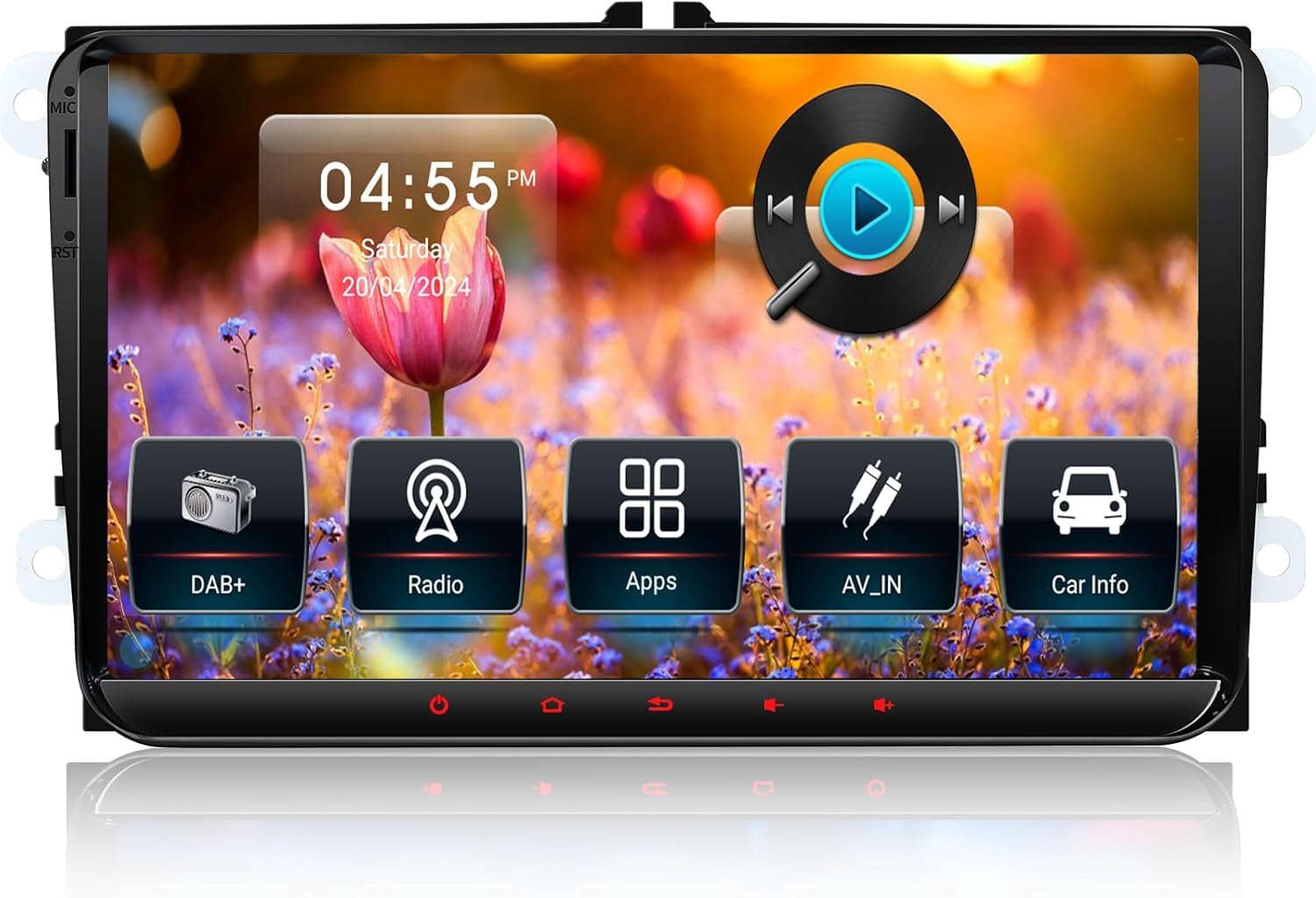 Autoradio Android 13 Con Bluetooth E CarPlay - 8.8" 4GB+64GB Per VW, Seat, Skoda - Foto 12