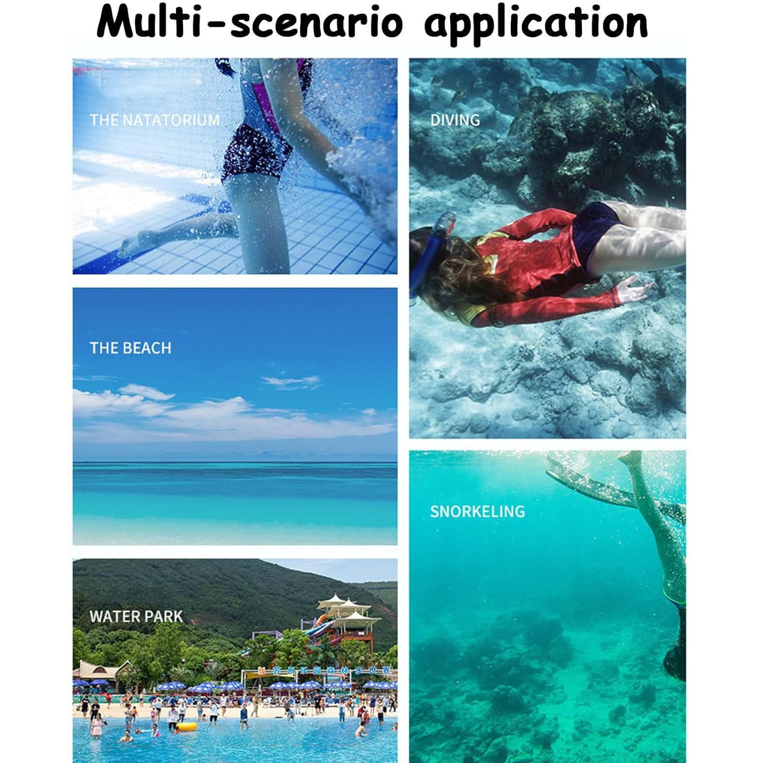 Booster per Nuoto subacqueo, Scooter Elettrico subacqueo da 500 W, Booster per Scooter subacqueo per Piscina per Sport Acquatici, Immersioni, Snorkeling e Avventure Marine,Yellow