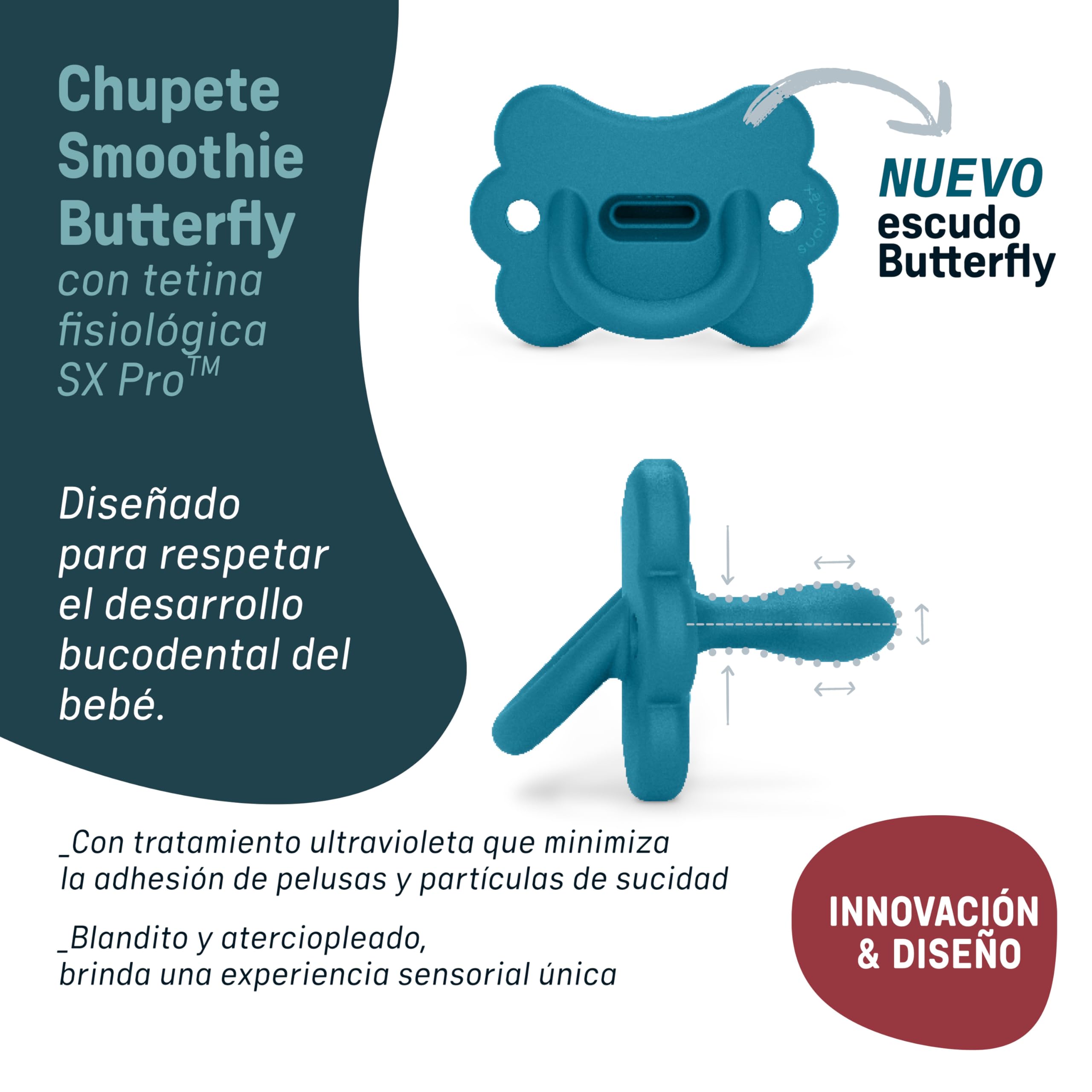 Suavinex Ciuccio Tutto Silicone Neonati 0/6 Mesi Tettarella Fisiologica Sx Pro Rosa