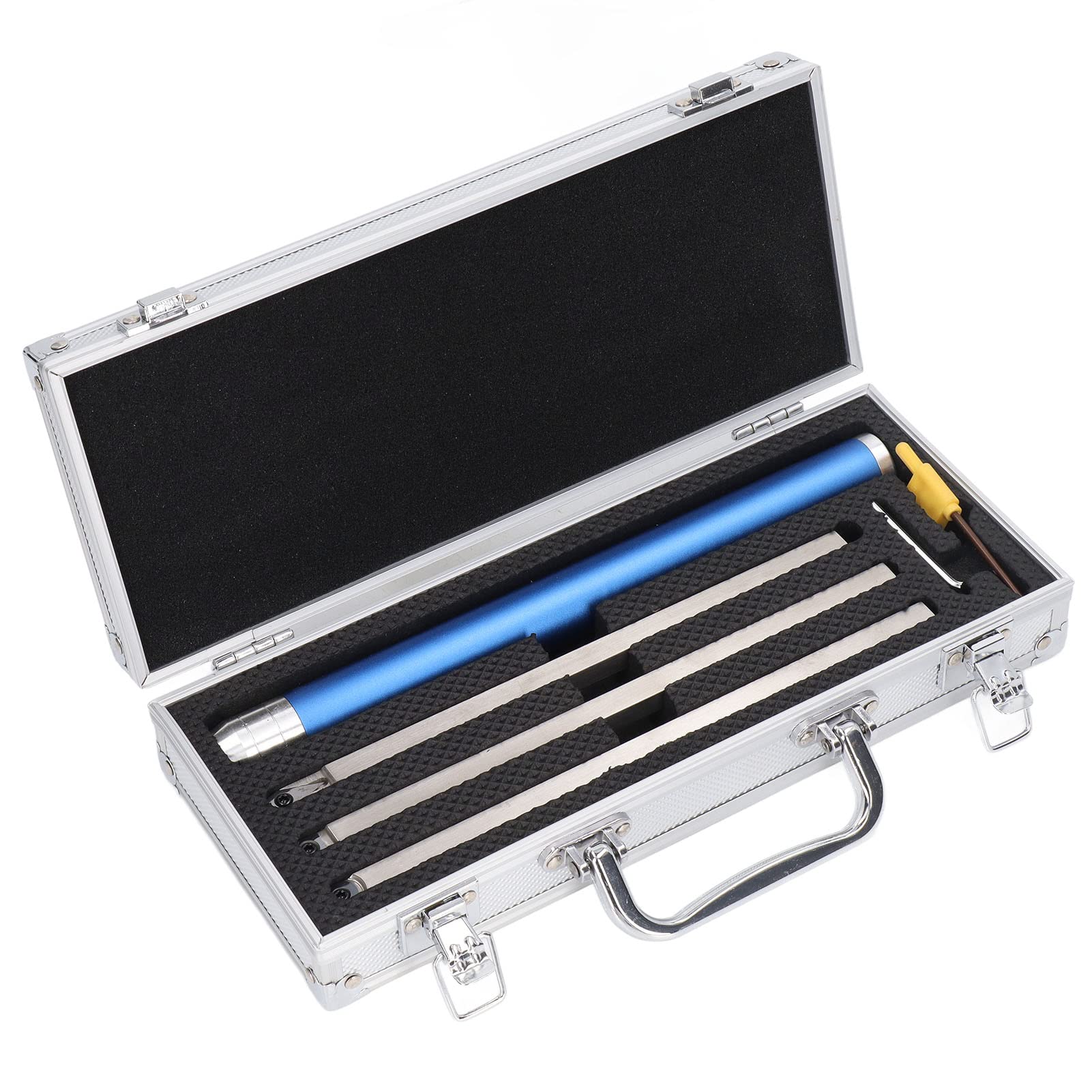 Carbide Tipped Wood Lathe Turning Tools Set, With Storage Box, Square Shaft Design, pozostaje ostry przez długi czas, węglikowe narzędzia tokarskie dla stolarzy, majsterkowiczów