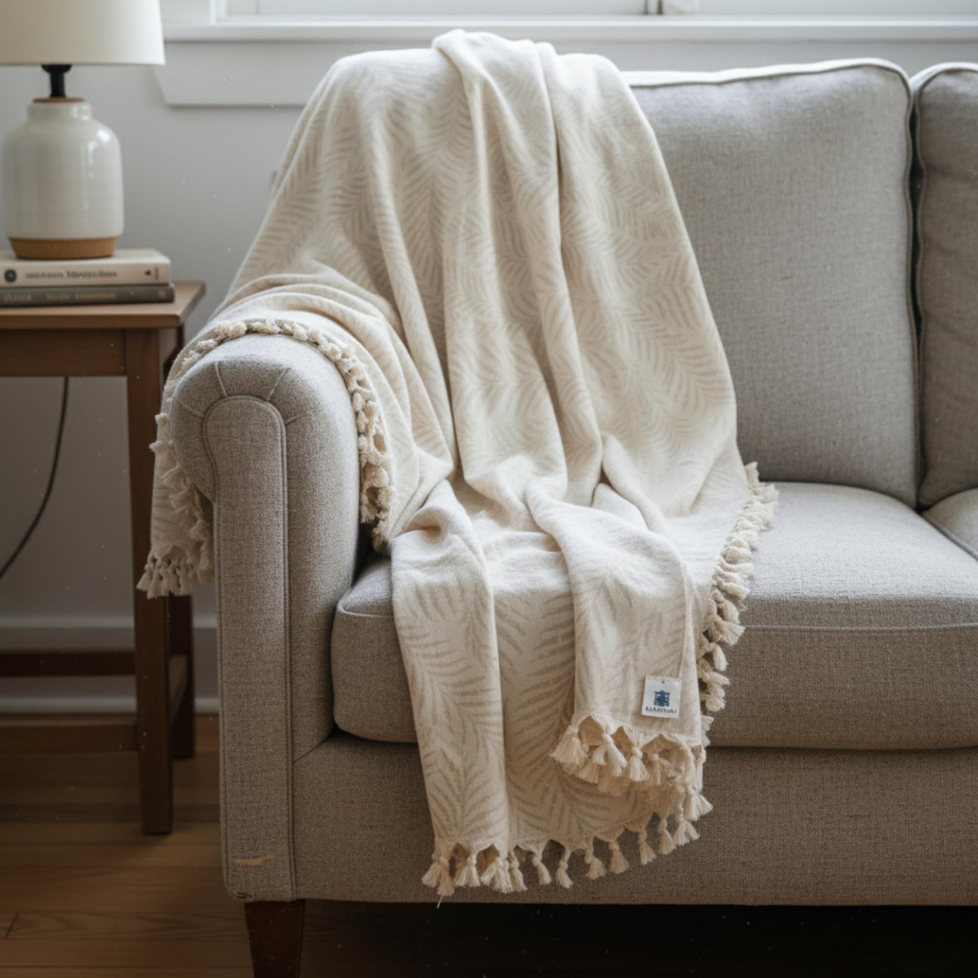 Jeté de canapé bohème pour vos soirées cocooning au salon