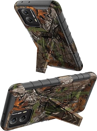 Miniatura 4 de Funda para Motorola Moto G-Power-5G 2023 Funda para teléfono Moto G 5G 2023 con protector de pantalla, funda giratoria con clip para cinturón con