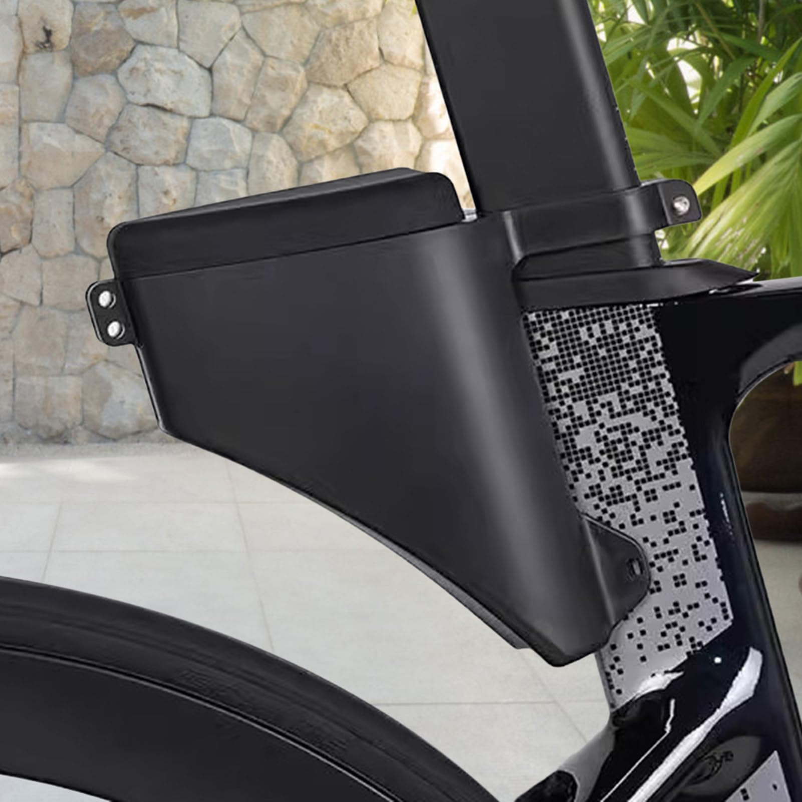 Borsa Da Sella Per Bicicletta - Confezione Con Zeppa Da Ciclismo Da 115 G 6,3x4,72 Pollici, Custodia Per Bicicletta, Contenitore Sottosella Con Design A Goccia In ABS Aerodinamico A Guscio Rigido | Ba