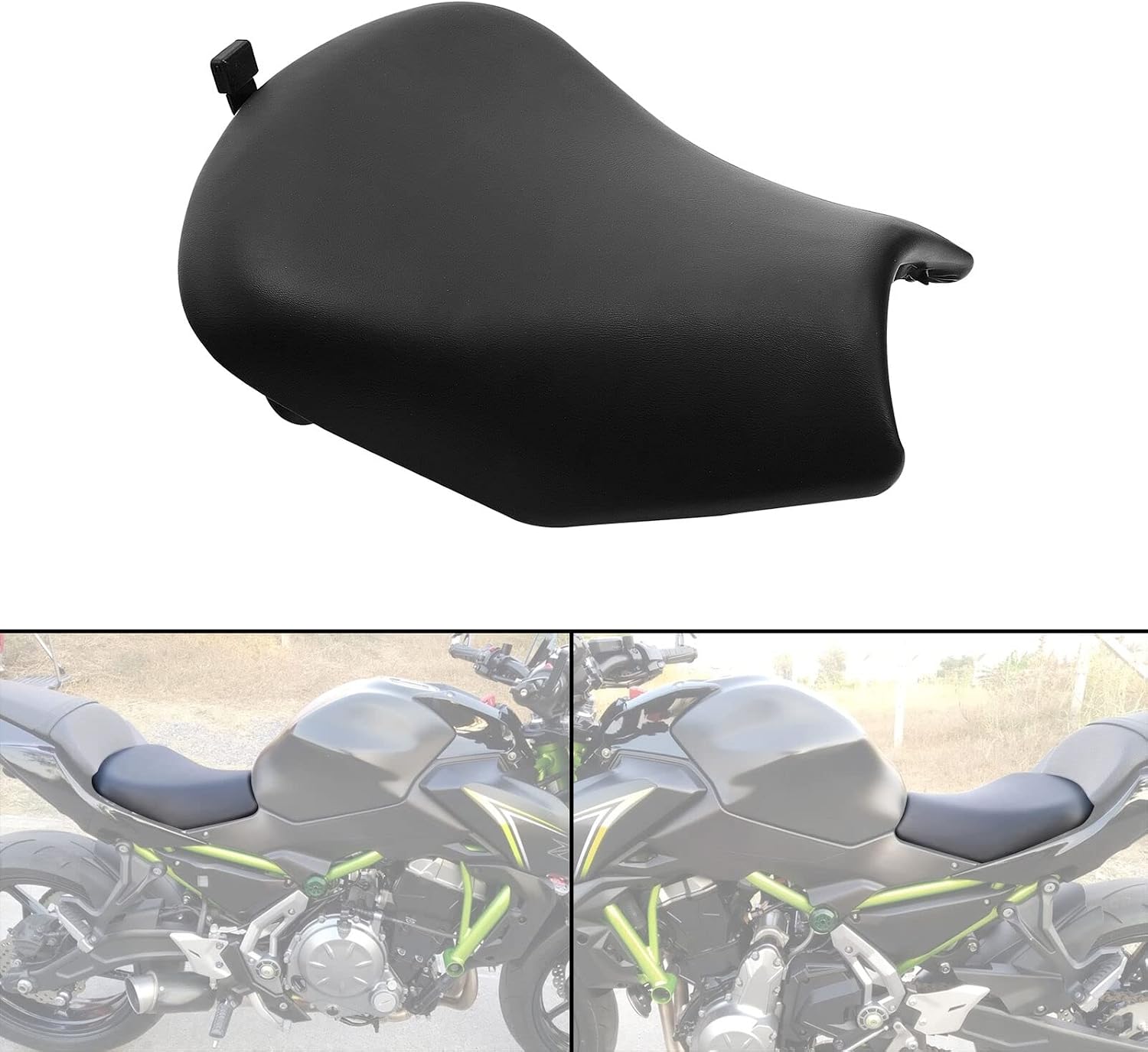 TCMT One Piece Front Rider Driver Seat Cushion Fit For Kawasaki Z650 ER650 Ninja 650 EX650 2017-2025 53066-0522-MA