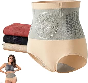 Moringa 4-in-1 Micro-Particle Fat-Burning Sculpting Shorts, Seamless High Waist Tummy Control Shapewear Knickers & Butt Lifter Body Shaper for Women, Soft Breathable Comfortable Shaper Briefs