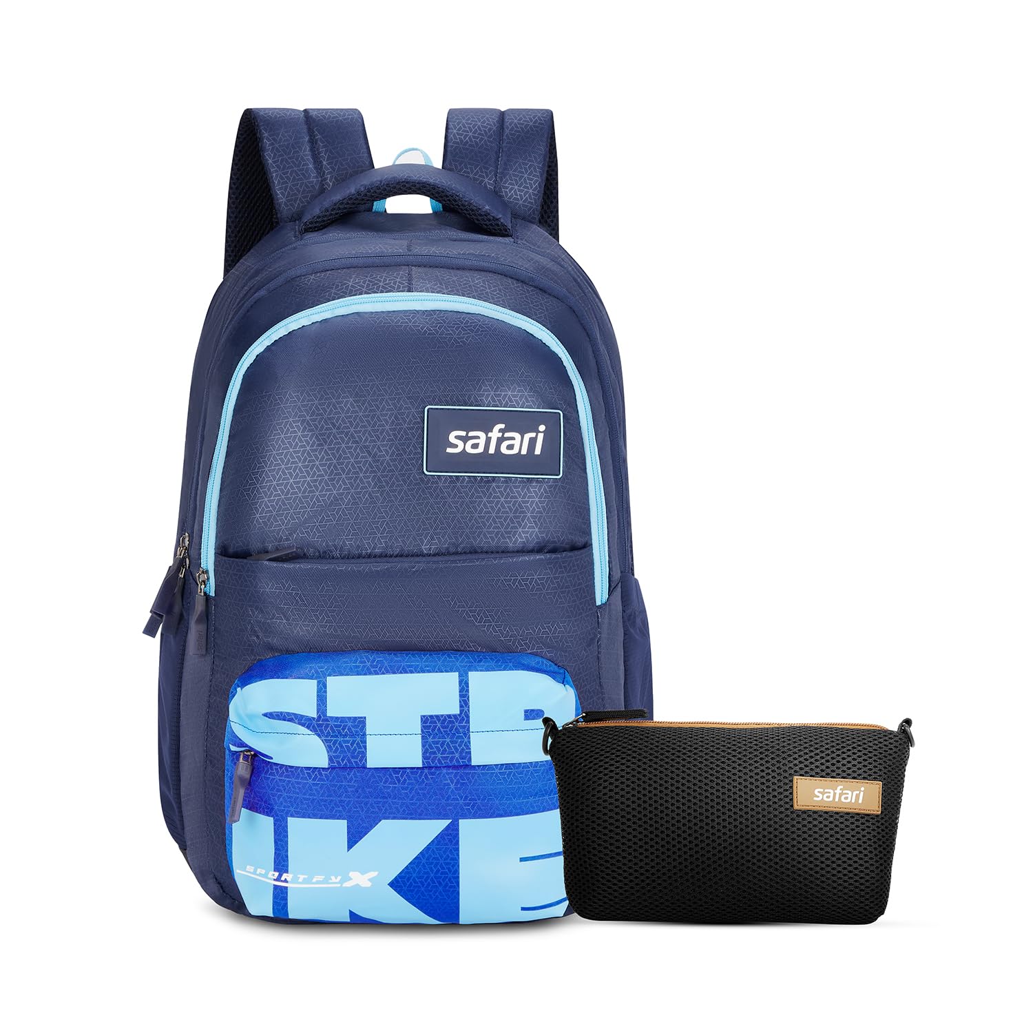 Bonus 37L School bag for Boys and Girls, Office use/travel bag for men & women, Casual 3 Compartment Printed Large Backpack Bags with Armor Base, Freebie pencil pouch, File holder, Rain Cover-image-15