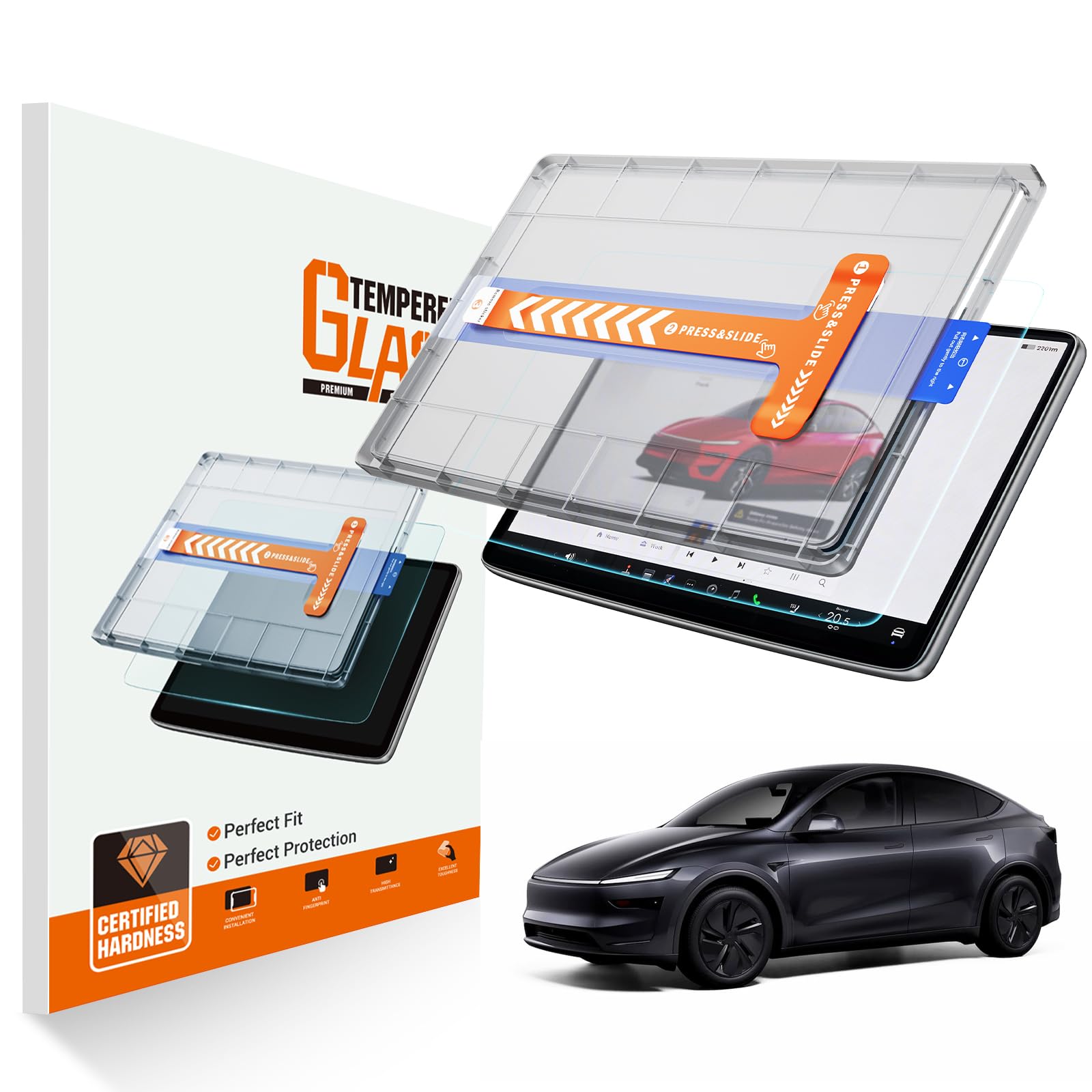 For Refreshed Tesla Model Y 2026 Juniper Premium/Performance Matte Screen Protector for 16" Touchscreen - [No More Glare&amp; Fingerprint] - Not fit 2026 Model Y and Standard 15.4"
