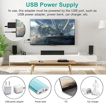 USB Bluetooth 5.0 Transmitter Receiver, 2-in-1 Mini Wireless Audio Adapter, 3.5mm Bluetooth AUX Adapter for TV PC Headphones Speakers Car/Home Stereo System, USB Power Supply