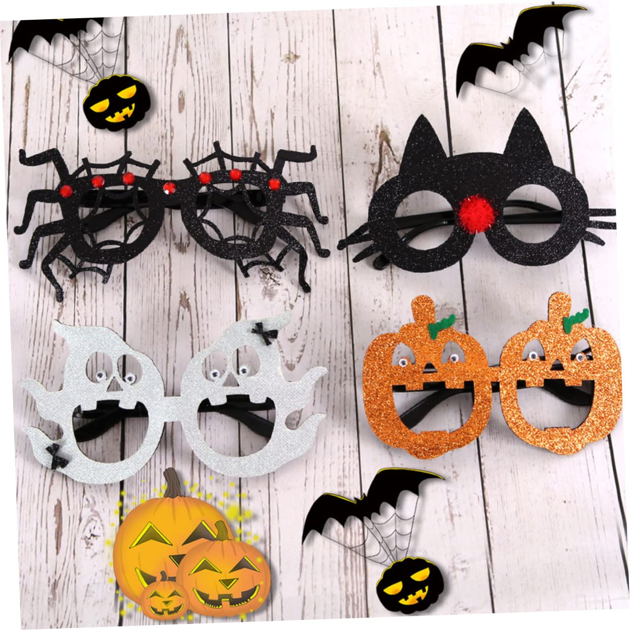 LIFKOME 20stücke Halloween Brillen Mit Lustigen Motiven Für Halloween Partys Leicht Und Bequem Aus Sicherem Material Gefertigt Für Erwachsene