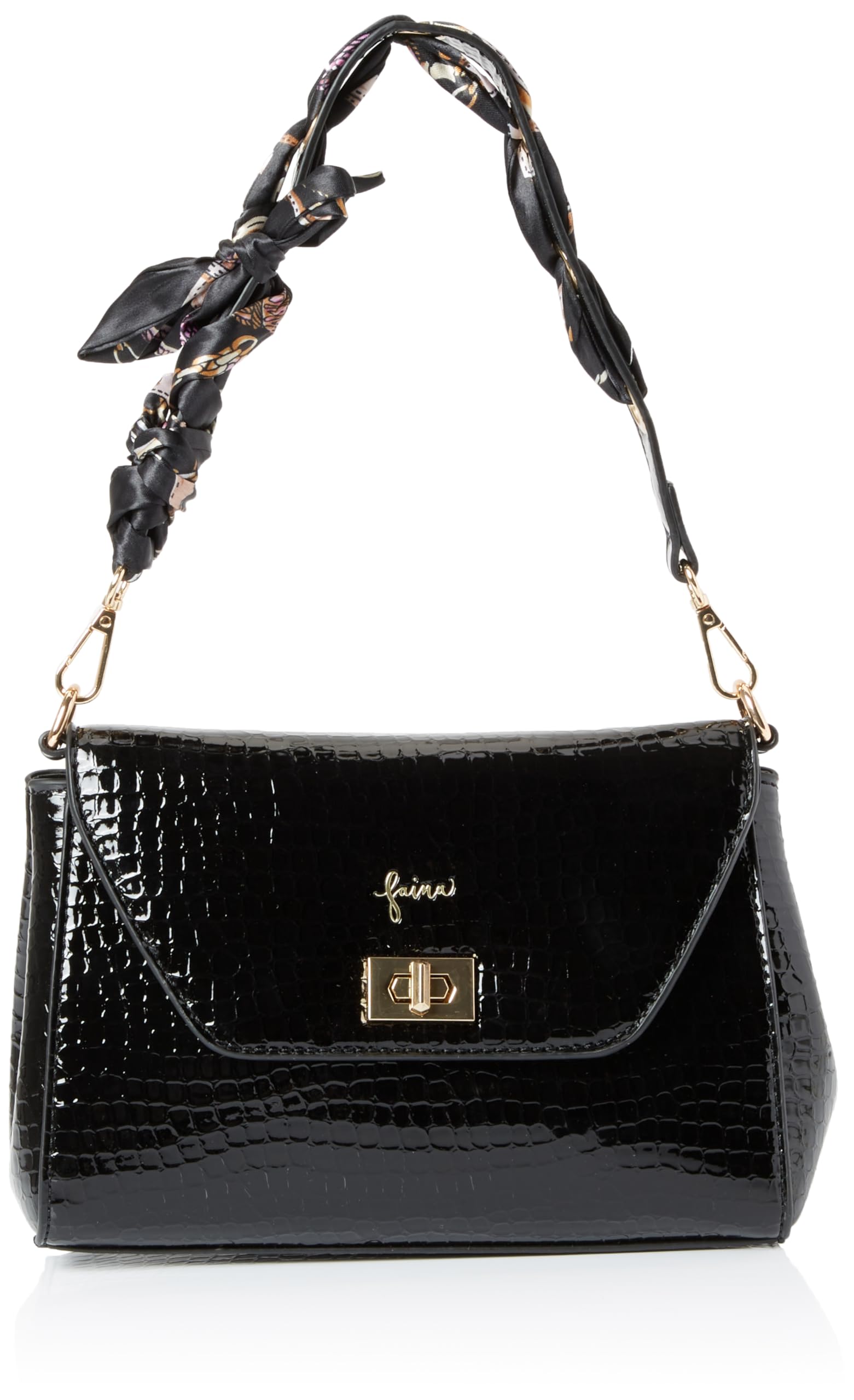 NAEMI Women's Shoulder Bag, Black, One Size