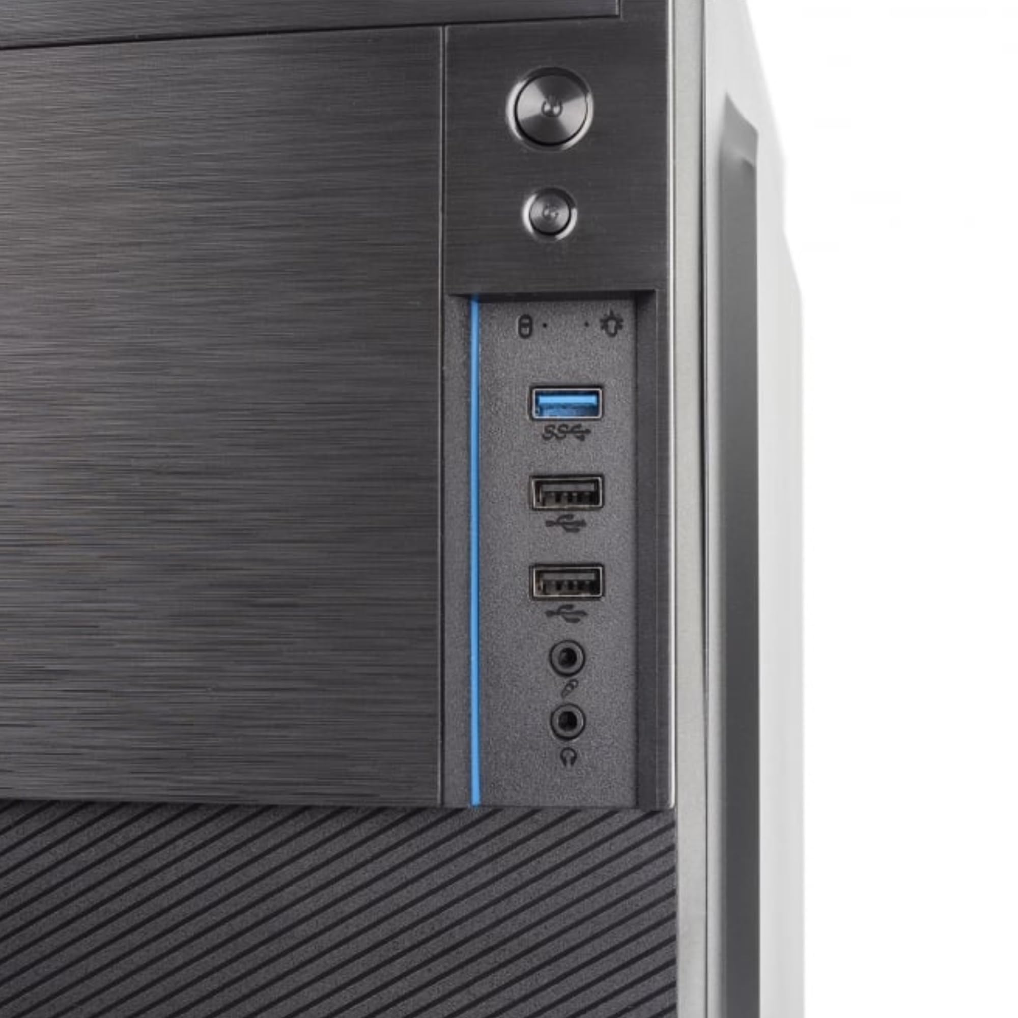 SG - Computer Pc Fisso Assemblato - CPU Intel i5-12400F 2.50 GHz 6 Core - GPU GT 1030 2Gb DDR5 - Ram 16Gb SSD 512Gb - USB 3.0 VGA Display Port Wi-Fi - Win 11 Pro - Pc Desktop Pronto all'uso