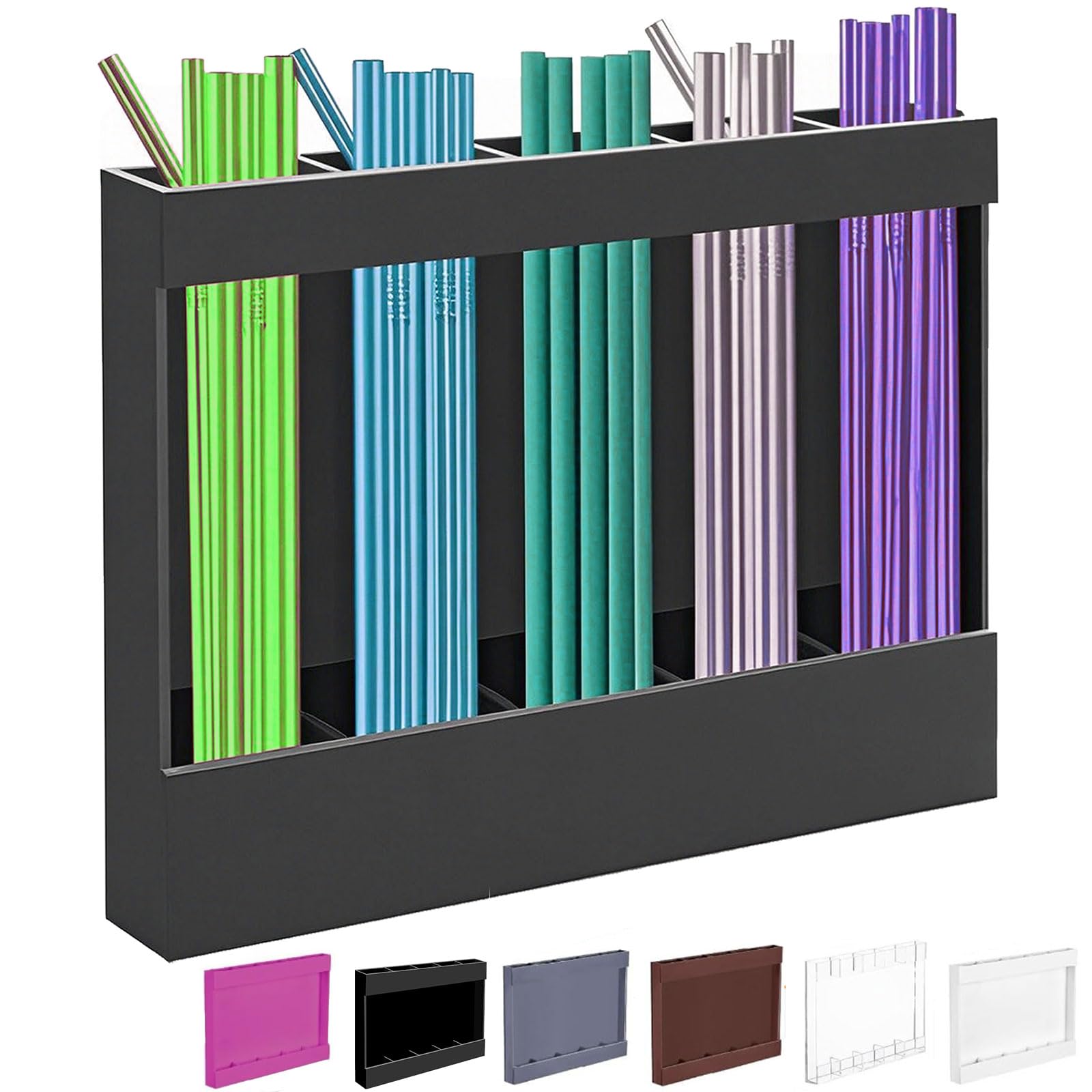 Support de paille acrylique pour ranger vos pailles sur le comptoir