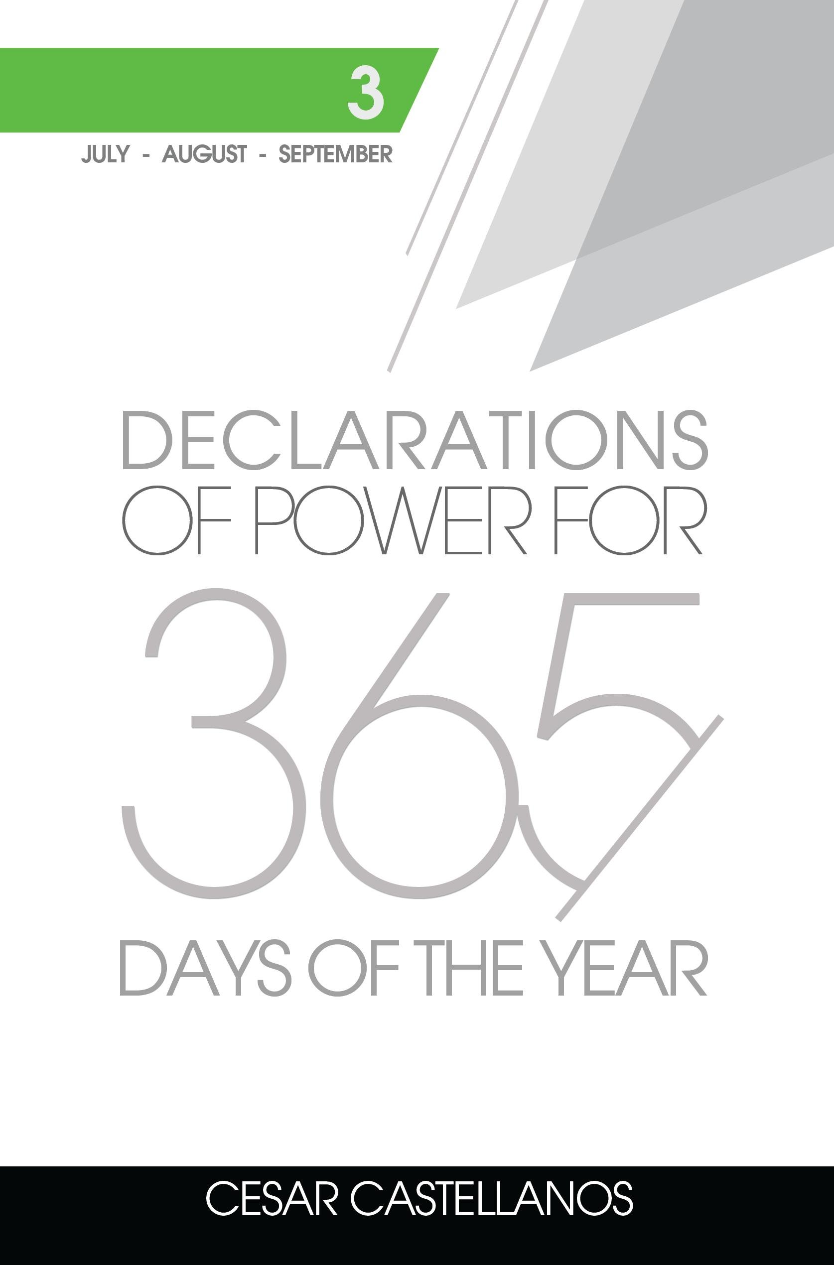 Declarations of Power For 365 Days of the Year: Volume 3