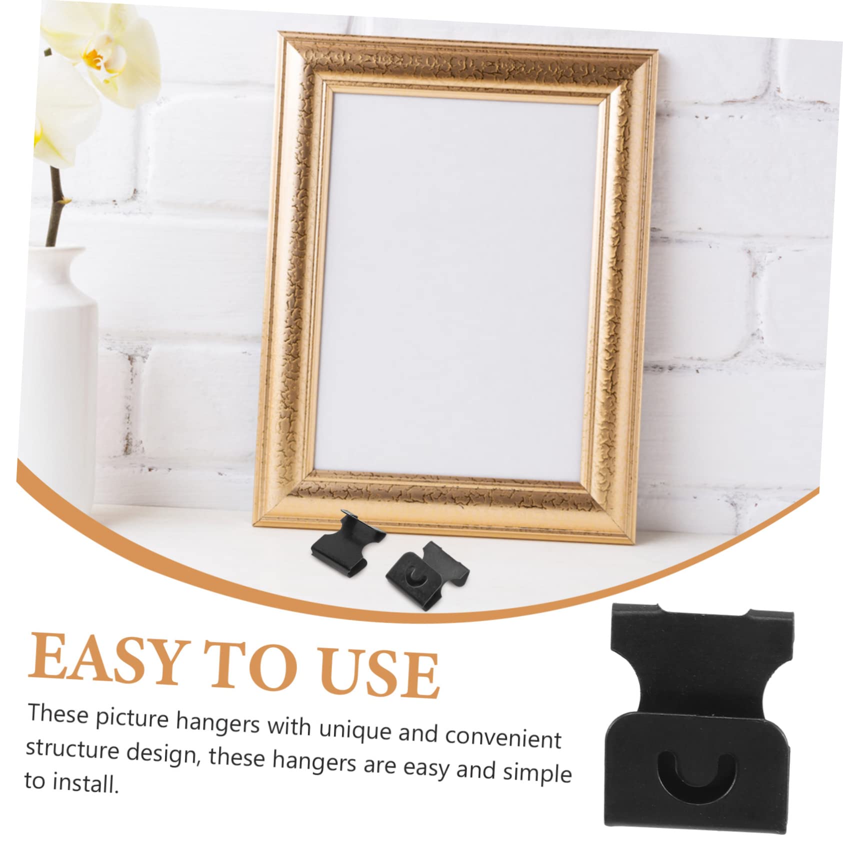 ARTIBETTER 3 Set Di Ganci Per Cornici Robusti Ganci in Metallo Per Decorazioni Murali Facili Da Installare 120 Pezzi * 3