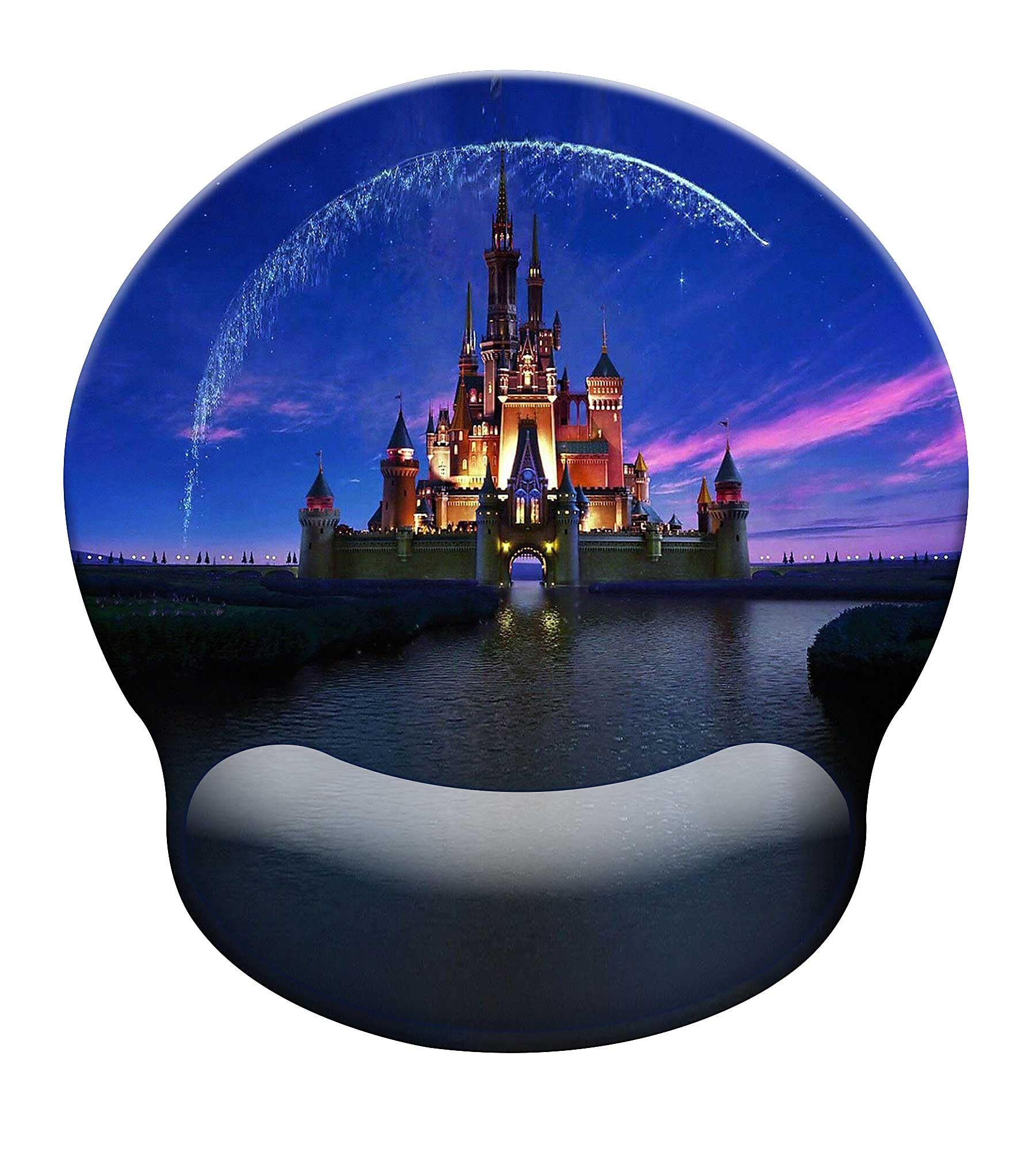 Cute Anime Mouse Pad with Wrist Rest, Non-Slip Rubber Base for Comfortable Gaming Mousepad - Ergonomic Mouse Pad with Wrist Support Suitable for Laptop Desktop and Work, Office Desk Accessory