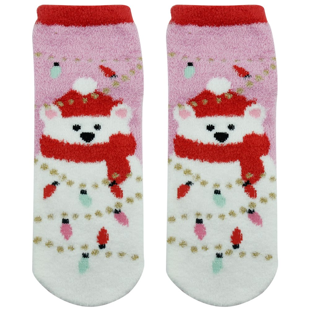 Novelty Crew Socks for Women Anti-slip Slipper Socks Nice Gifts,1 Pack