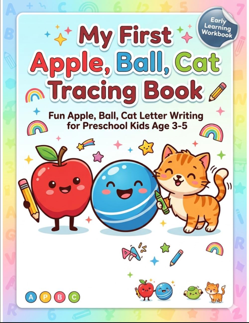 Alphabet Handwriting Practice Workbook | Learn to Write Letters Workbook | Practice for Preschool Kids Age 3-5: Letter Tracing Workbook for ... Write the ABCs with Fun Animals and Objects.