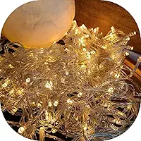 Cordão Pisca LED Branco Quente 10 Metros 8 funções– Decoração Natal, Festas, Casamento, Luz Decorativa Econômica (22O)