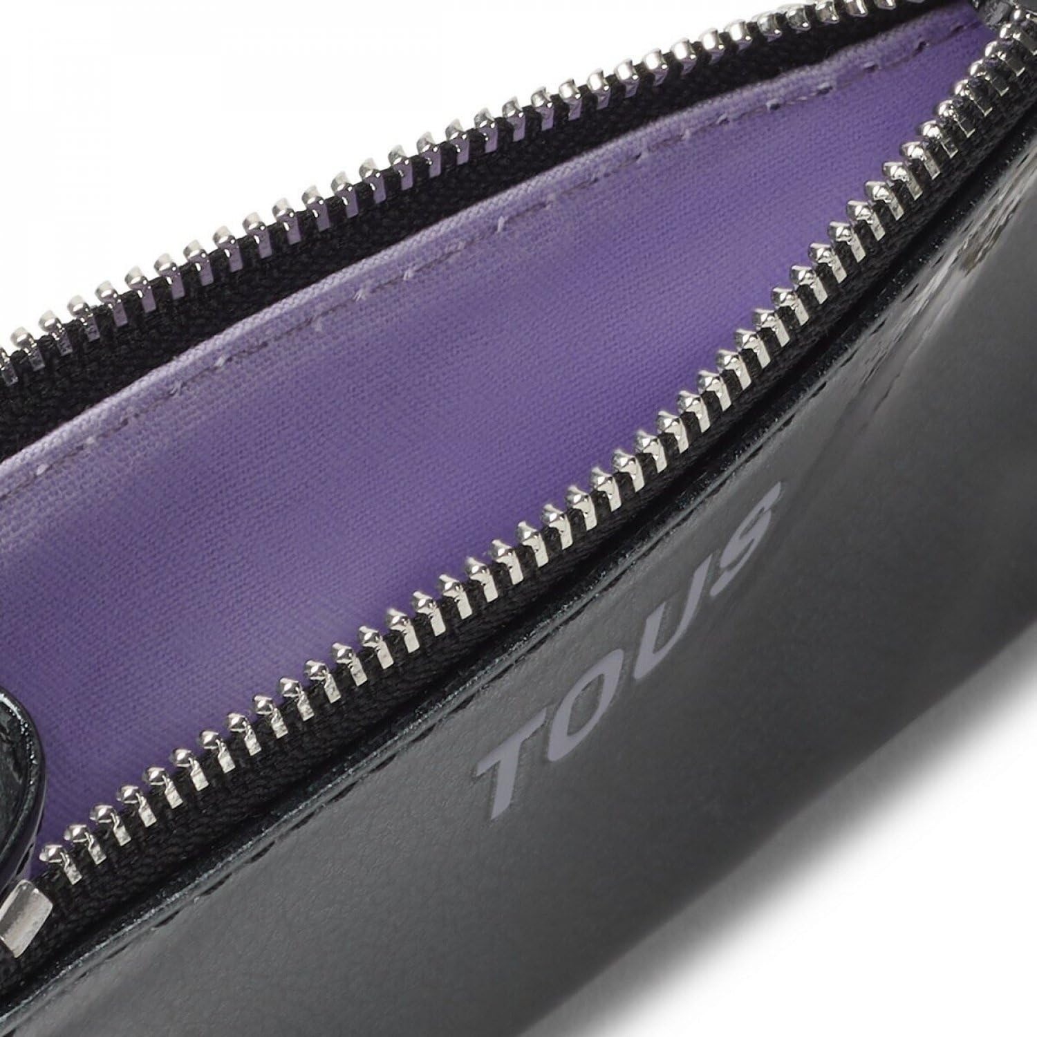 Tous Monedero Tarjetero Negro, para Mujer, Medidas 8,5 x 11,5 x 1,8 cm, Colección New Dorp