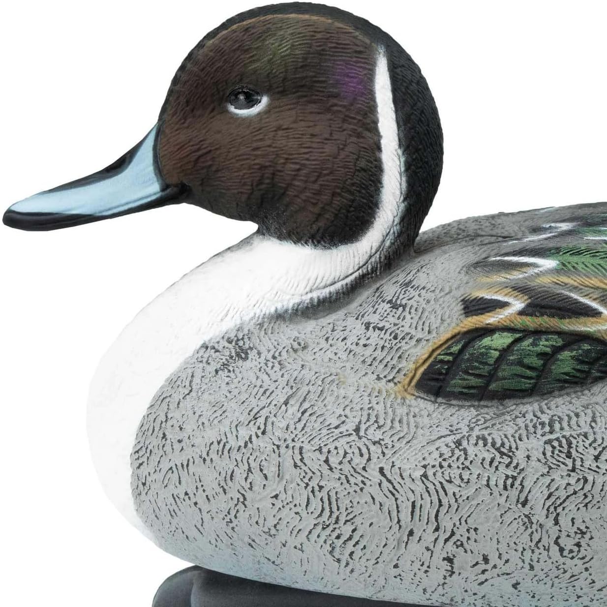 Final Approach Live Pintail Floater Duck Decoys, 6 Pack in Black