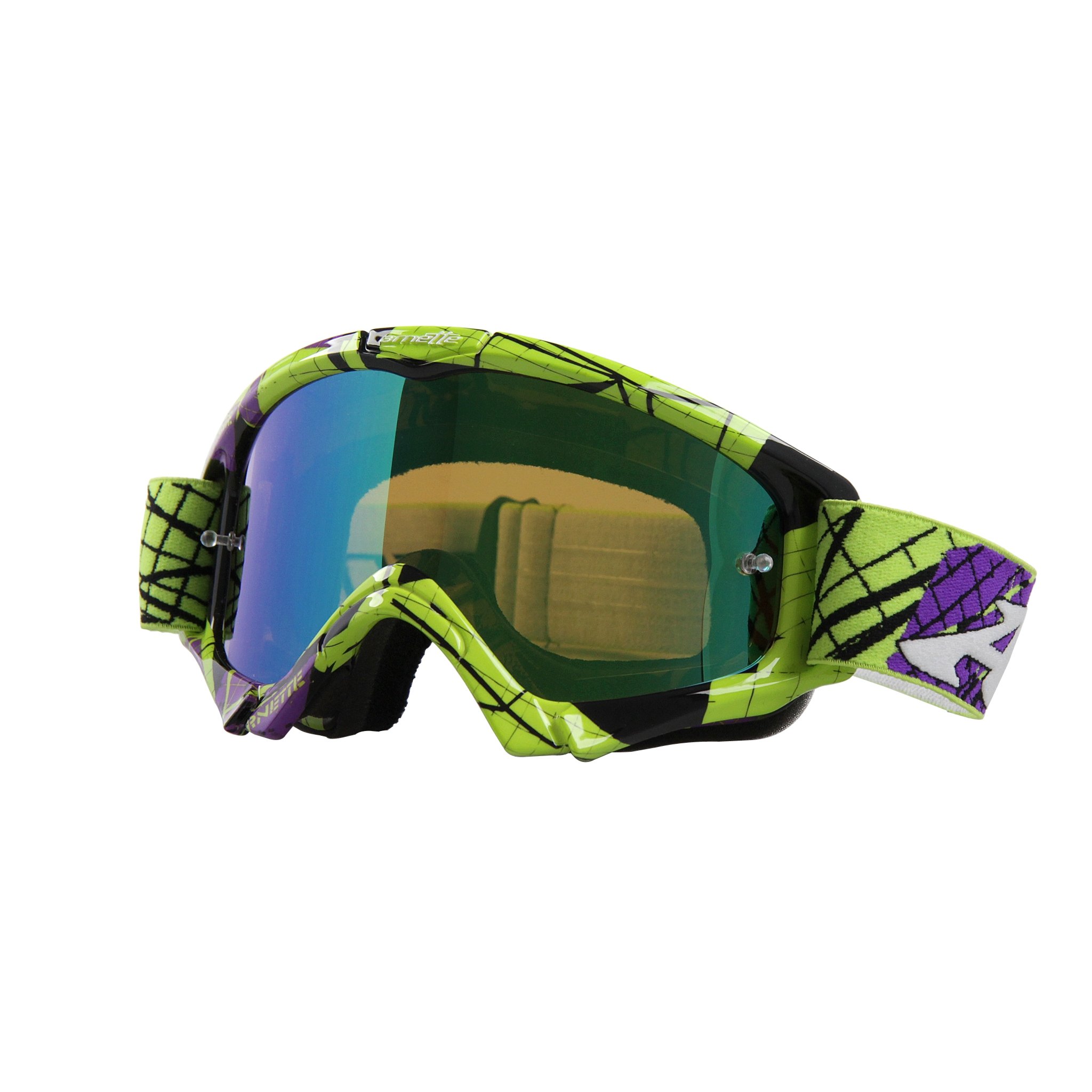 arnette motocross goggles Mini Series MX (Fragment Green Purple Frame/Aqua Chrome Lens) Automotive Size:XX SMALL Daily Deal Funko POP! Games Gears Experience definition and subtlety