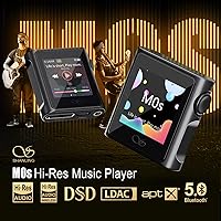 Vista 4 de SHANLING Reproductor de MP3 M0s con Bluetooth Hi-Fi Sonido sin pérdidas Reproductor de música Reproductor de audio digital portátil Reproductor DAP