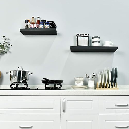 Miniatura 5 de WELLAND estantería flotante Simons, color blanco apagado