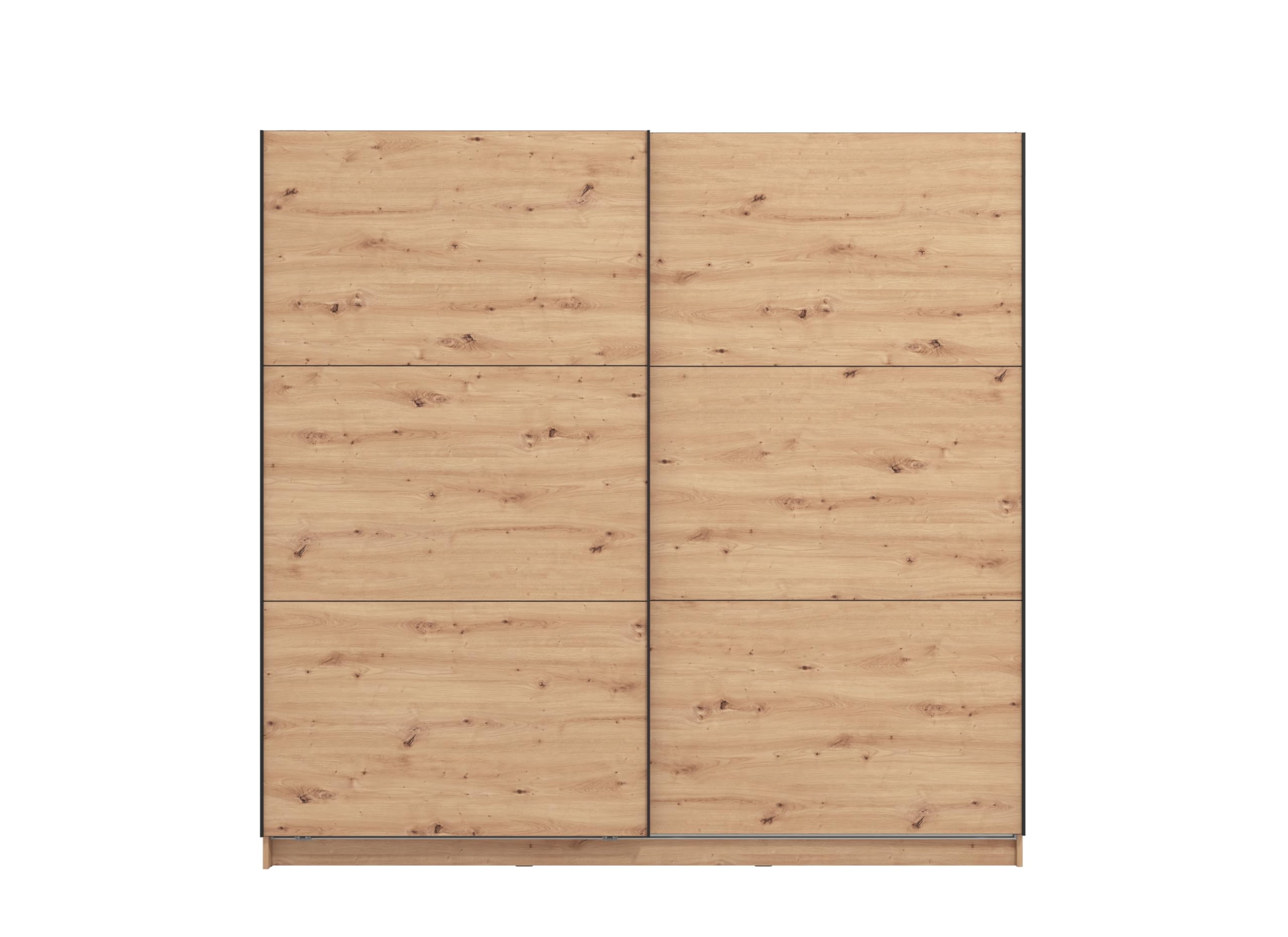 AVANTI TRENDSTORE Calvello Armadio con ante scorrevoli in legno laminato 217x210x62,5 cm